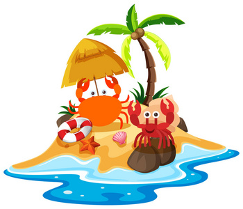 螃蟹图片简笔画图片