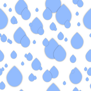 蓝色矢量背景图: 摘要雨纹理艺术设计