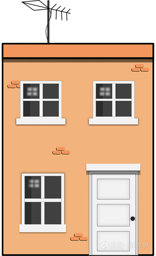 动画或漫画的房子照片-正版商用图片0f180i-摄图新视界