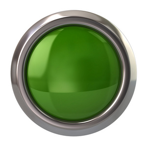 绿色空白光泽按钮图片