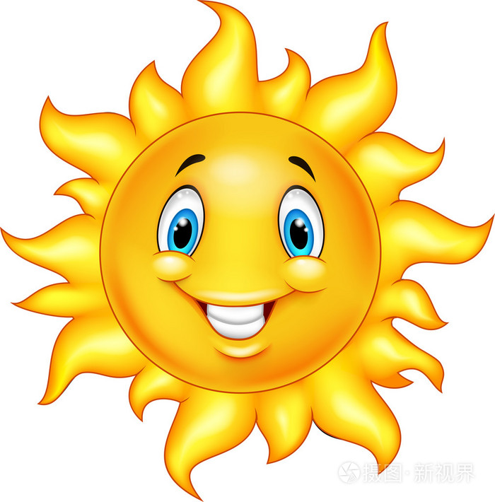 可爱卡通太阳