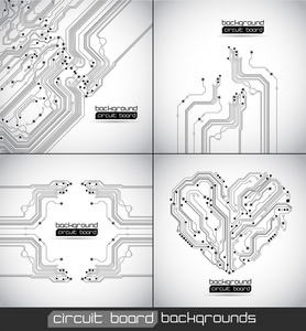 抽象的电路板背景纹理