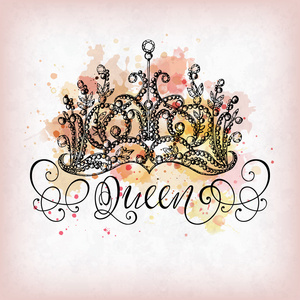 女王的涂鸦图片