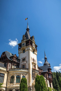 Peles 城堡, Sinaia, 罗马尼亚。鉴于其历史和艺术