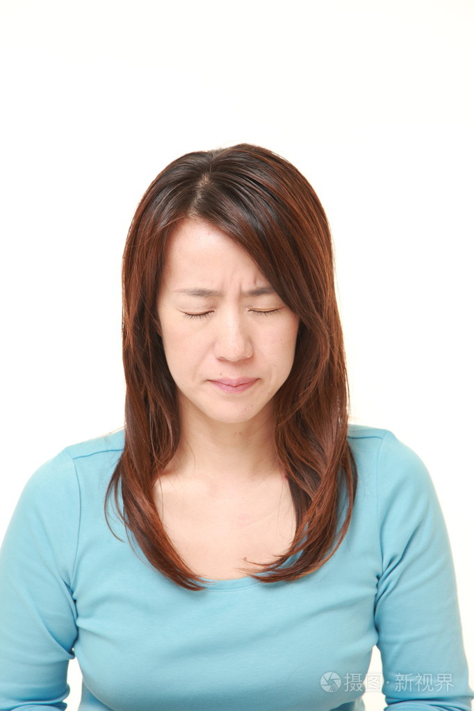 伤心女人肖像