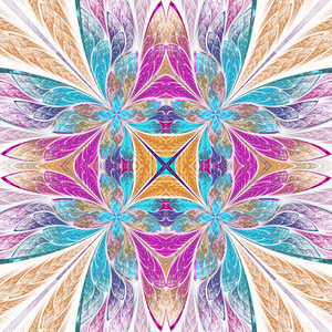 彩绘蝴蝶图案图片