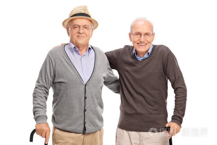 两个老朋友在一起构成