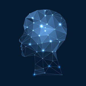 创造性大脑概念背景照片