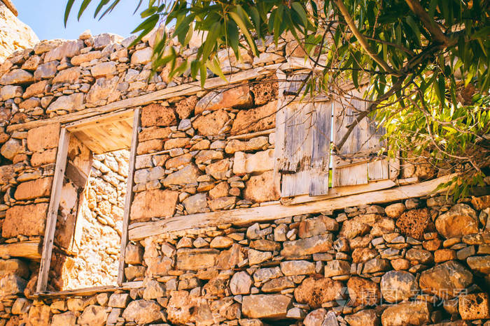 在希腊的麻风岛