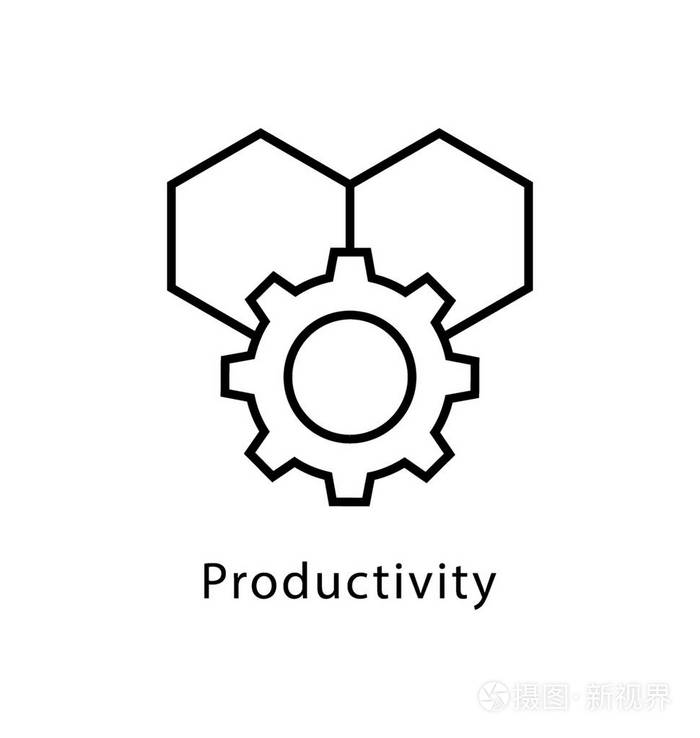 生产率向量行图标