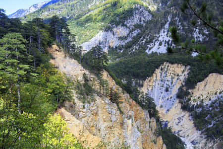 黑山的山脉