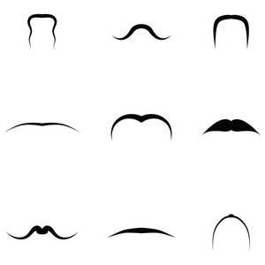 小胡子集图片-小胡子集素材-小胡子集插画-摄图新视界