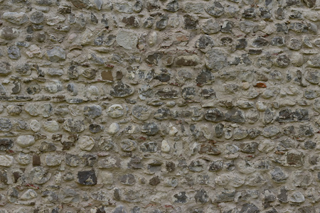 卵石墙，背景或纹理的一部分