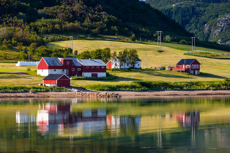 风景如画的挪威农村
