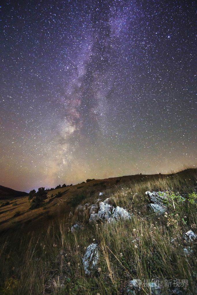 满天的繁星与可见银河系