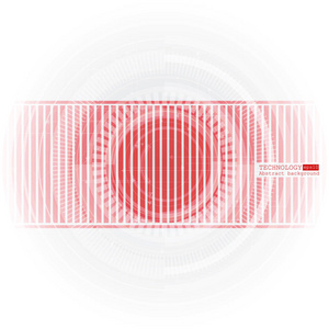 具有各种技术元素的抽象技术背景。矢量插图