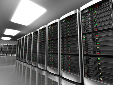 serverovny v datacenter现代内部的数据中心中的服务器机房照片