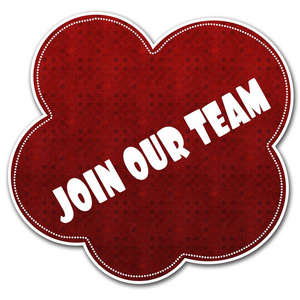 红色图案云加入我们的团队文字写在上面照片