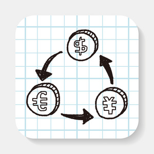 交换钱涂鸦