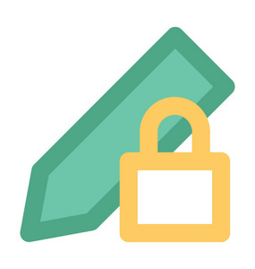 数字安全加粗矢量图标照片