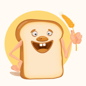 面包点心卡通人物照片