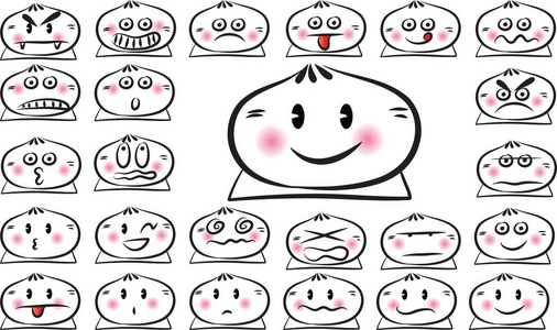 卡通包子图片-卡通包子素材-卡通包子插画-摄图新视界