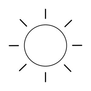 抽象天气图标