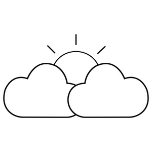 抽象天气图标
