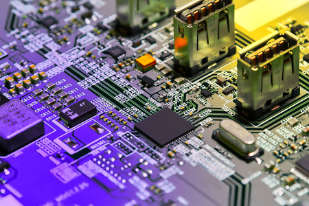 线路板芯片图片