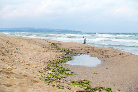 环境问题浑的海滨海洋 天然泥 铝