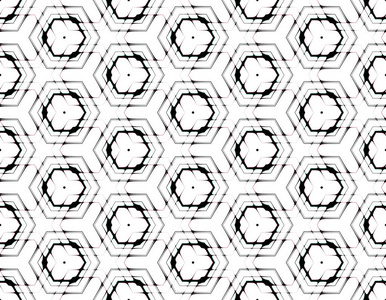 现代无缝图片的几何形状与雪花