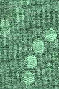 室内装潢丙烯酸 Pe 玉绿色织物图案细节样本