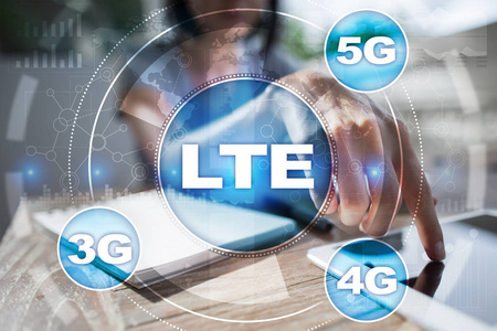 Lte 网络。5g 移动互联网和技术概念