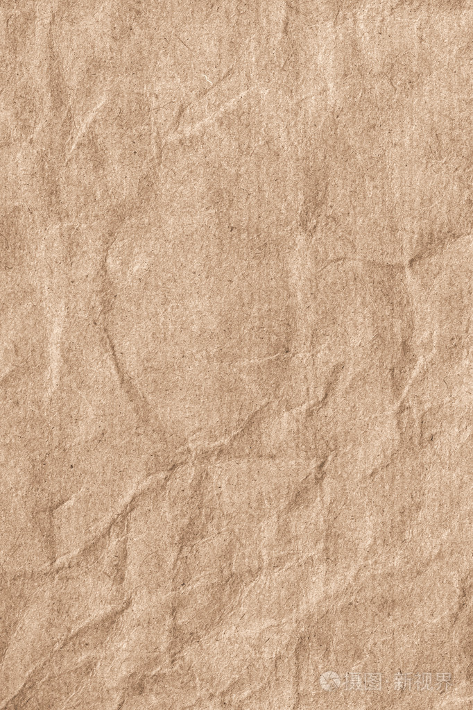 回收站米色条纹的牛皮纸纸张粗皱的 grunge 纹理
