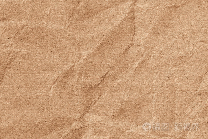 回收站褐色牛皮纸纸张粗皱的 grunge 纹理