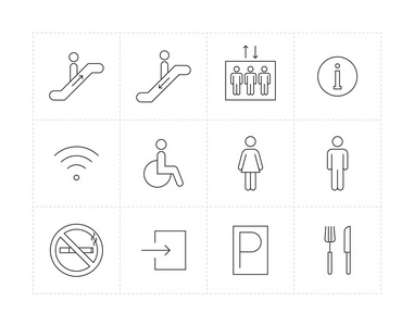 禁止标志集图片-禁止标志集素材-禁止标志集插画-摄图新视界