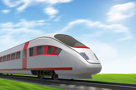 维护列车在轨道上图片