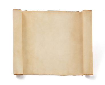 纸卷组的古卷的羊皮纸和羽毛卷绕的卷羊皮纸纸烘烤旧羊皮卷中世纪羊皮