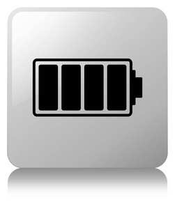 电池图标白色方形按钮