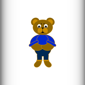 泰迪熊的插图