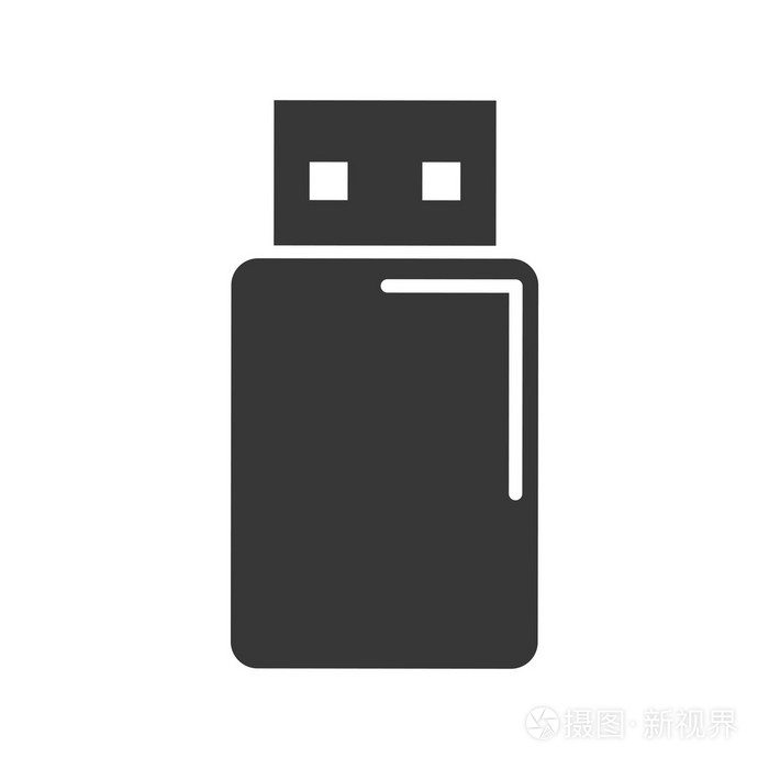 usb 图标。技术设计。矢量图形插画-正版商用图片0f75aa-摄图新视界
