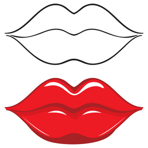 红唇图片-红唇素材-红唇插画-摄图新视界