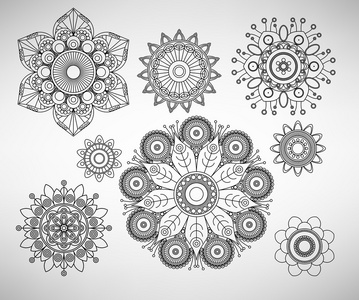 线条花纹花瓣图片