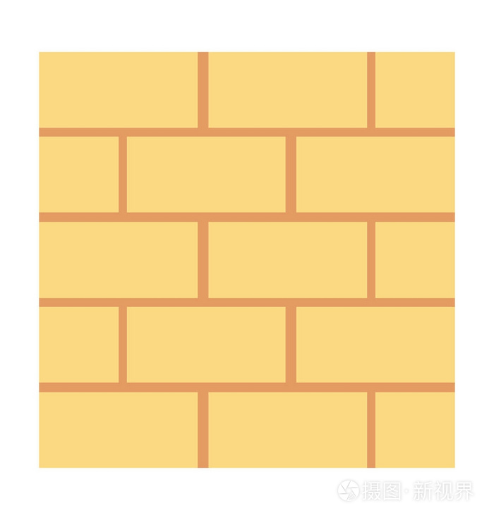 砖块墙矢量图标