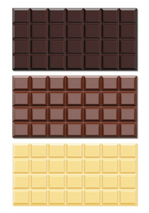 融化的巧克力 焦糖集。矢量图
