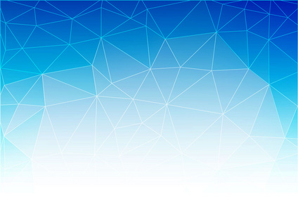 蓝白色钻石图案蓝白色光多边形马赛克背景,它制作图案矢量照片