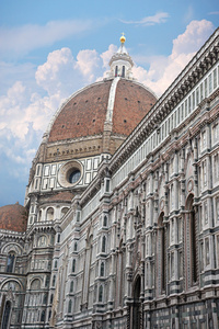 意大利 托斯卡纳 Florence.Piazza del Duomo 大教堂圣母百花