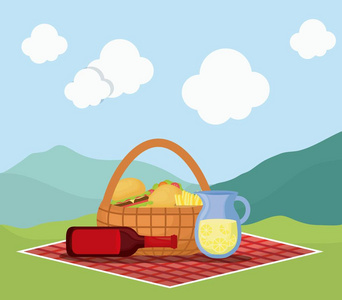 野餐篮与小吃设计