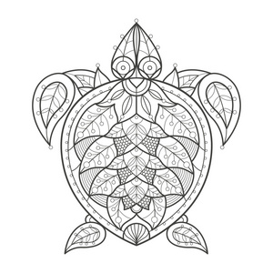 海龟剪影图片-海龟剪影素材-海龟剪影插画-摄图新视界