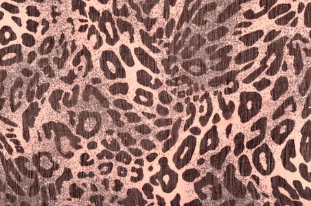 黑色和粉红色豹纹毛皮模式